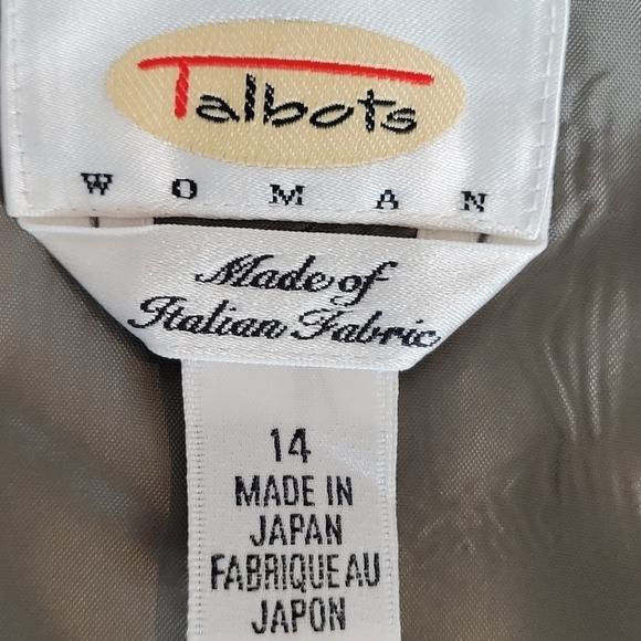 Talbots Woman Luxe Italian Knit Solid Sleeveless Career Sheath Dress - Size 14 - Picture 5 of 9